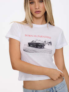 Metal And Dust Boy Tee - White