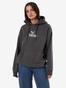 Thrills Womens: Strength and Glory Slouch Hood - Merch Black