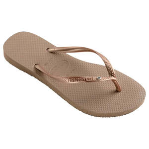Havaianas Slim Crystal - Rose Gold