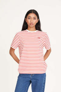 Winter Sale: Classic Tee - Oui Oui - Chalk/Red