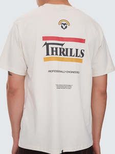 Thrills Mens: Responsible Merch Fit Tee - Heritage White