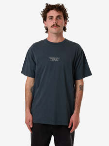 Thrills Mens: New Issues Merch Fit Tee - Petrol