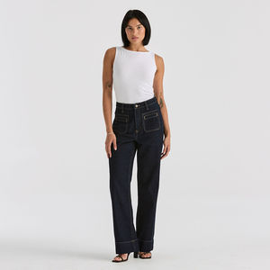 Riders Womens: Hi Wide Leg Jean - Eternal Rinse