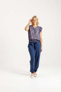 Home Lee Womens: Lauren Top - Spring Blossoms