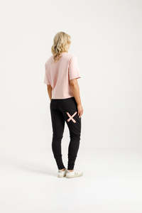 Home Lee Womens: Apartment Pants - Blossom Berry