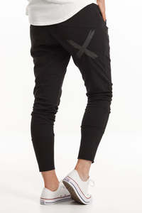 Home Lee Womens: Apartment Pants - Matte Black X
