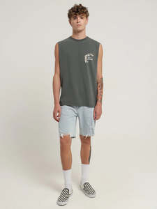 20 Deals 1: Destroyed Bones Denim Short - Faded Generation Blue