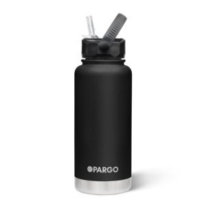 950ml Insulated Sports Bottle - Midnight Black