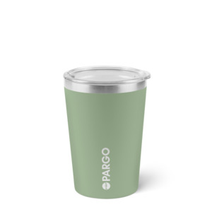 Pargo: 12oz Insulated Coffee Cup - Eucalypt Green