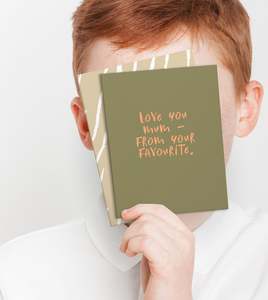 Gifts: Mum, From Your Fave Greeting Card - Dark Khaki