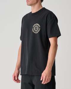 S Double: Workshop Dot SS Tee - Pigment Black