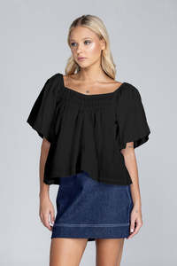 Blak The Label: Love Me A Little Top - Black