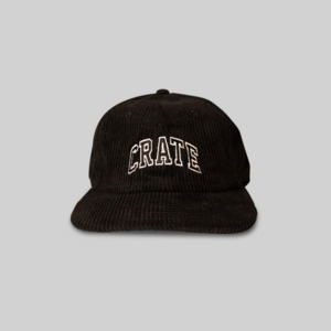 Cord Varsity Cap - Black