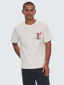 Mens Sale: Wonder World Merch Fit Tee - Heritage White