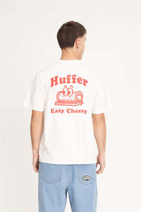 Mens Sale: Block Tee 220/Easy Cheesy - Chalk