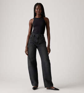 Denim Jeans: Baggy Dad Barrel Jean - Rebel Edge