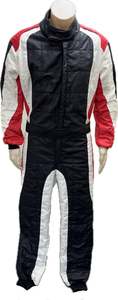 Chicane 3-Layer Race suit Black/White/Red
