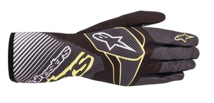 Alpinestars: Alpinestars 1 K Race Kart Glove Carbon Black Lime