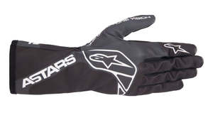 Kart Gloves: Alpinestars Youth 1 K S V2 Kart Glove Black and Grey