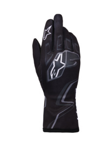 Alpinestars 1 K Race V2 Graphic Kart Glove Adult Black Tar Gray
