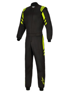 Alpinestars: Alpinestars GP Race V3 auto race suit Black Yellow Fluro