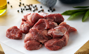 Beef: Diced Beef Brisket (NZ Grass Fed) - 500g / 1kg
