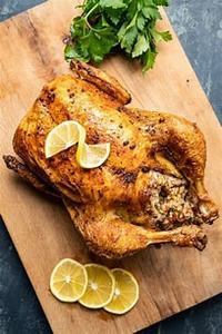 Chicken Poultry: Whole Stuffed Chicken Frozen (1.2kg)- - NZ chicken