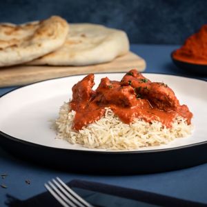 Frozen Meals: Butter Chicken on Rice (Frozen) - 350g Ready Meal