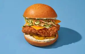 Value Added Product Range: Nashville Style Chicken Burgers (Frozen) - 1kg