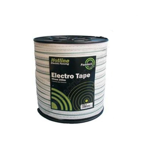 Hotline 200m x 40mm Paddock Electro Tape - Electric Fencing