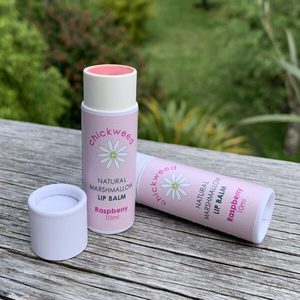 Products: Natural Marshmallow Root Raspberry Lip Balm - Chickweed
