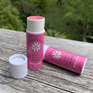 Natural Marshmallow Root Watermelon Lip Balm - Chickweed