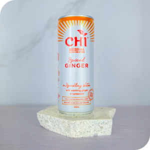 Products: spiced ginger 250ml x12 cans - CH'I Drinks