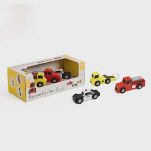 Wooden Toys: Service Car Set