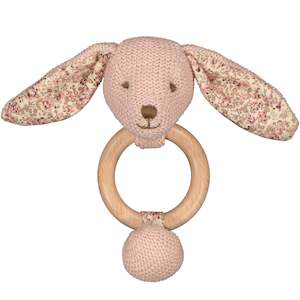 Soft Toys: Beatrix Bunny Teether Ring