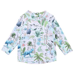 Bebe Brody Print Long Sleeve Rashie