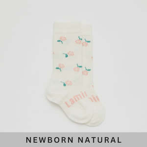Baby Merino Wool KNEE high Socks - Rosie Pink