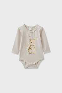 Baby Neutral 1: Bunny Bouquet Bubbysuit