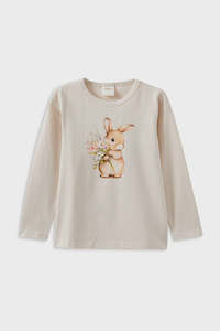Bunny Bouquet  Older Girls Tee