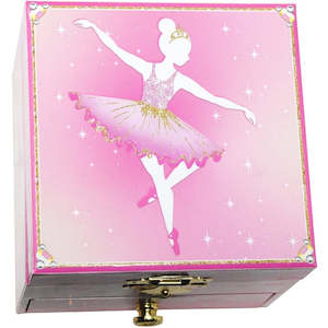 Jewellery: Pink Poppy Musical Ballerina Small Music Box