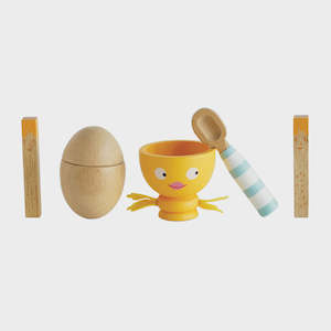 Role Play: Le Toy Van Egg Cup Set Chicky Chick