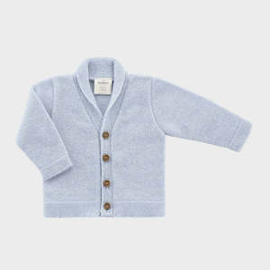 Benmore Classic Cardigan Sky Blue