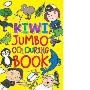New Arrivals: Kiwi Jumbo Colouring Book