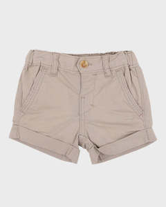 Baby Boy 1: Stone Roman Pocket Shorts Baby