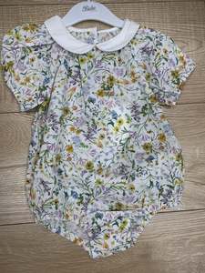 Zara Print Collared Bodysuit