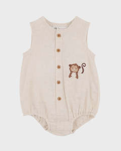 Baby Neutral 1: Billie Monkey Bodysuit - Minihaha