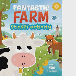 Crafts Games Puzzles: Fantastic Farm Amazing Sticker Activity Book