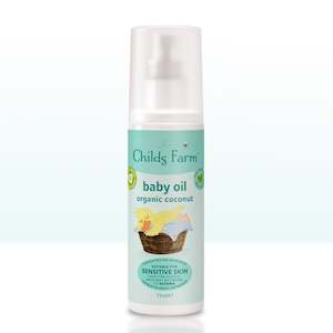 Moisturisers: Childs Farm baby oil organic coconut