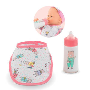Corolle Bib & Milk Set - 36cm Doll