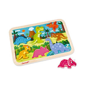 Janod: Janod Dinosaurs Chunky Puzzle